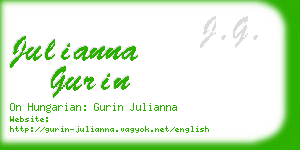 julianna gurin business card